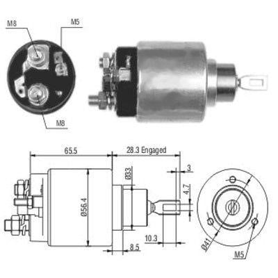 We Parts 471480106 Solenoid switch, starter 471480106: Buy near me in Poland at 2407.PL - Good price!