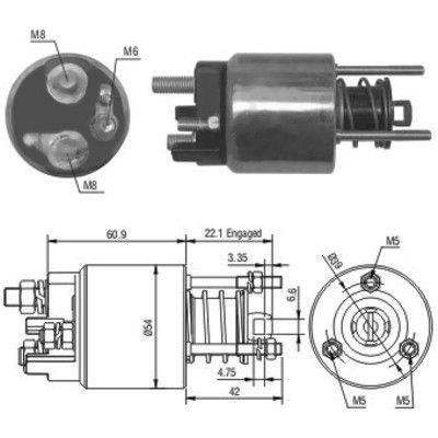 We Parts 471480076 Solenoid switch, starter 471480076: Buy near me in Poland at 2407.PL - Good price!