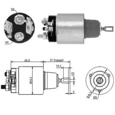 We Parts 471480146 Solenoid switch, starter 471480146: Buy near me in Poland at 2407.PL - Good price!
