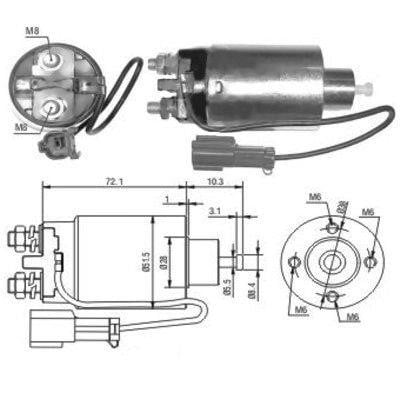 We Parts 471480038 Solenoid switch, starter 471480038: Buy near me in Poland at 2407.PL - Good price!