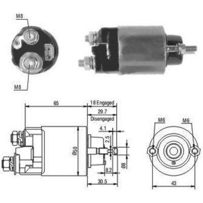 We Parts 471480097 Solenoid switch, starter 471480097: Buy near me in Poland at 2407.PL - Good price!