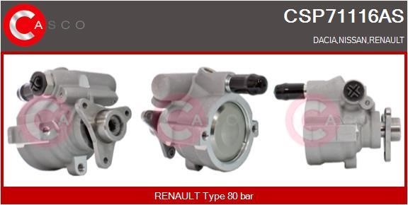 Casco CSP71116AS Hydraulic Pump, steering system CSP71116AS: Buy near me at 2407.PL in Poland at an Affordable price!