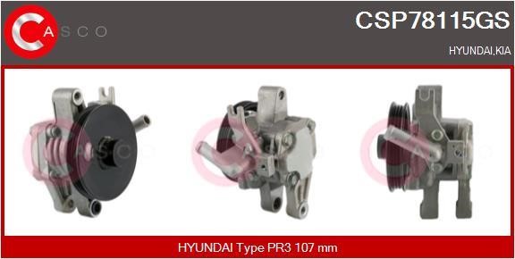 Casco CSP78115GS Pompa hydrauliczna, układ kierowniczy CSP78115GS: Dobra cena w Polsce na 2407.PL - Kup Teraz!