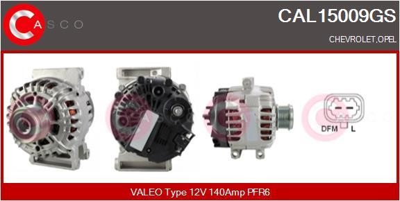 Casco CAL15009GS Alternator CAL15009GS: Dobra cena w Polsce na 2407.PL - Kup Teraz!