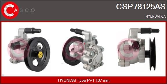 Casco CSP78125AS Hydraulic Pump, steering system CSP78125AS: Buy near me in Poland at 2407.PL - Good price!