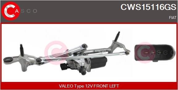 Casco CWS15116GS Window Wiper System CWS15116GS: Buy near me in Poland at 2407.PL - Good price!