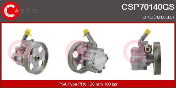 Casco CSP70140GS Насос гидроусилителя руля CSP70140GS: Отличная цена - Купить в Польше на 2407.PL!