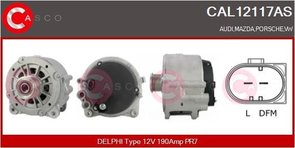 Casco CAL12117AS Alternator CAL12117AS: Buy near me at 2407.PL in Poland at an Affordable price!