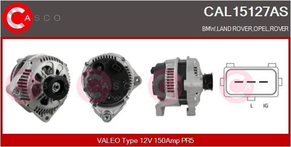 Casco CAL15127AS Alternator CAL15127AS: Buy near me in Poland at 2407.PL - Good price!