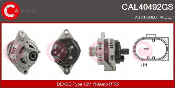 Casco CAL40492GS Alternator CAL40492GS: Buy near me in Poland at 2407.PL - Good price!