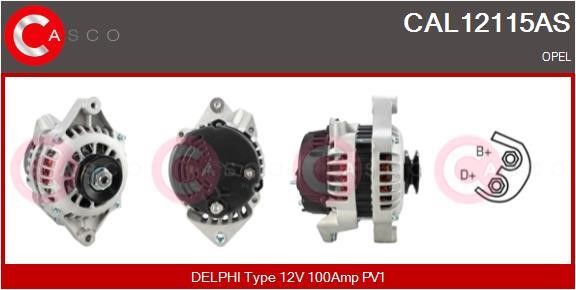 Casco CAL12115AS Alternator CAL12115AS: Buy near me in Poland at 2407.PL - Good price!