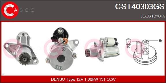 Casco CST40303GS Starter CST40303GS: Buy near me in Poland at 2407.PL - Good price!