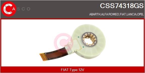 Casco CSS74318GS Steering wheel position sensor CSS74318GS: Buy near me in Poland at 2407.PL - Good price!