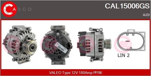 Casco CAL15006GS Alternator CAL15006GS: Buy near me in Poland at 2407.PL - Good price!