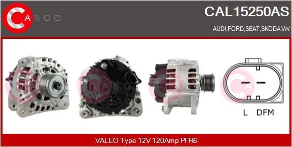 Casco CAL15250AS Alternator CAL15250AS: Buy near me in Poland at 2407.PL - Good price!