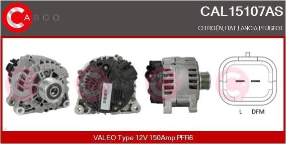 Casco CAL15107AS Alternator CAL15107AS: Buy near me in Poland at 2407.PL - Good price!