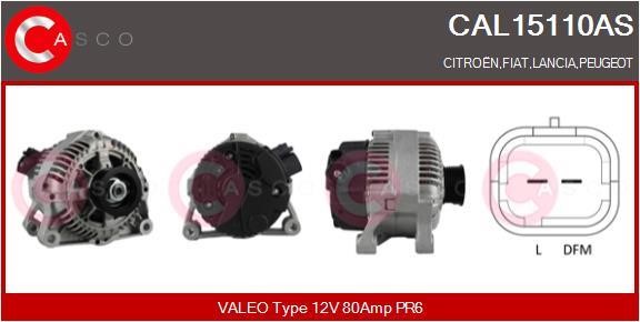 Casco CAL15110AS Alternator CAL15110AS: Buy near me in Poland at 2407.PL - Good price!