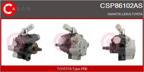 Casco CSP86102AS Hydraulic Pump, steering system CSP86102AS: Buy near me at 2407.PL in Poland at an Affordable price!