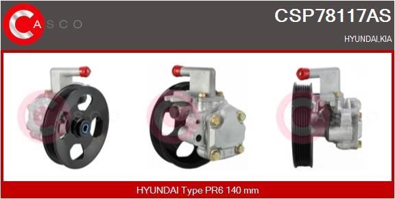 Casco CSP78117AS Hydraulic Pump, steering system CSP78117AS: Buy near me in Poland at 2407.PL - Good price!