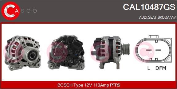 Casco CAL10487GS Alternator CAL10487GS: Buy near me in Poland at 2407.PL - Good price!