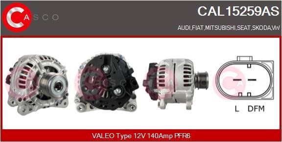 Casco CAL15259AS Alternator CAL15259AS: Buy near me in Poland at 2407.PL - Good price!
