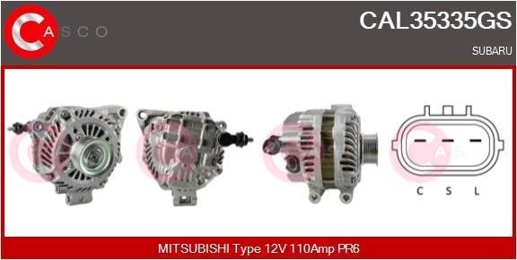Casco CAL35335GS Alternator CAL35335GS: Buy near me in Poland at 2407.PL - Good price!
