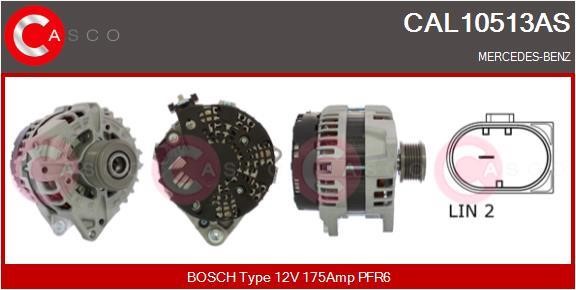 Casco CAL10513AS Alternator CAL10513AS: Buy near me in Poland at 2407.PL - Good price!