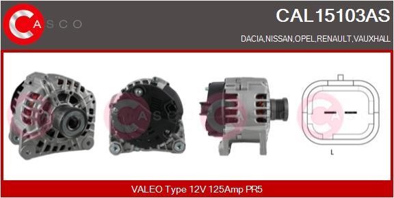 Casco CAL15103AS Alternator CAL15103AS: Buy near me in Poland at 2407.PL - Good price!