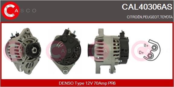 Casco CAL40306AS Alternator CAL40306AS: Buy near me in Poland at 2407.PL - Good price!