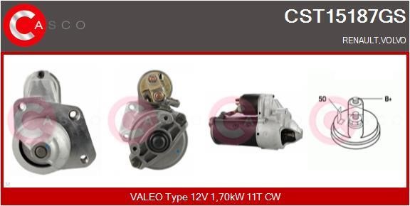 Casco CST15187GS Starter CST15187GS: Buy near me in Poland at 2407.PL - Good price!