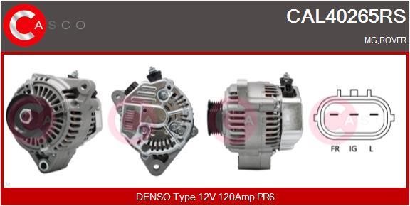 Casco CAL40265RS Alternator CAL40265RS: Buy near me in Poland at 2407.PL - Good price!