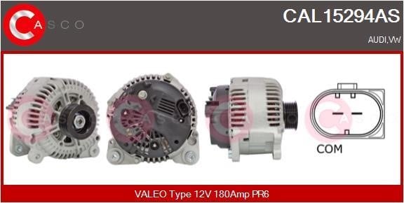 Casco CAL15294AS Alternator CAL15294AS: Buy near me in Poland at 2407.PL - Good price!