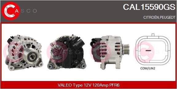 Casco CAL15590GS Alternator CAL15590GS: Buy near me in Poland at 2407.PL - Good price!