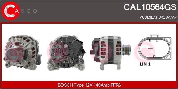 Casco CAL10564GS Alternator CAL10564GS: Buy near me in Poland at 2407.PL - Good price!