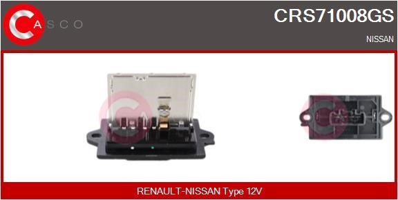 Casco CRS71008GS Resistor, interior blower CRS71008GS: Buy near me in Poland at 2407.PL - Good price!