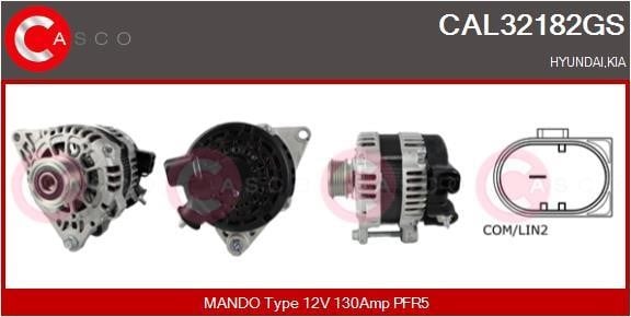 Casco CAL32182GS Alternator CAL32182GS: Buy near me at 2407.PL in Poland at an Affordable price!