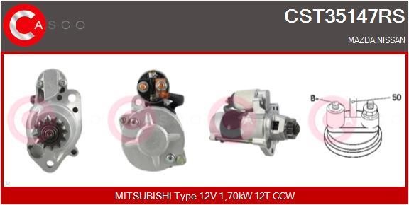 Casco CST35147RS Starter CST35147RS: Buy near me in Poland at 2407.PL - Good price!