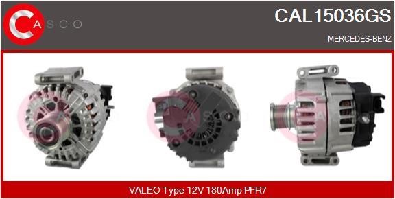 Casco CAL15036GS Alternator CAL15036GS: Buy near me in Poland at 2407.PL - Good price!