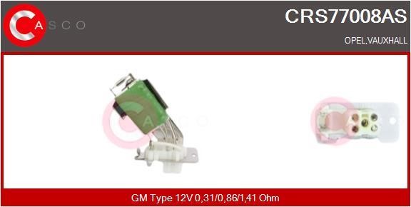 Casco CRS77008AS Resistor, interior blower CRS77008AS: Buy near me in Poland at 2407.PL - Good price!