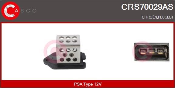 Casco CRS70029AS Дополнительный резистор, электромотор - вентилятор радиатора CRS70029AS: Отличная цена - Купить в Польше на 2407.PL!