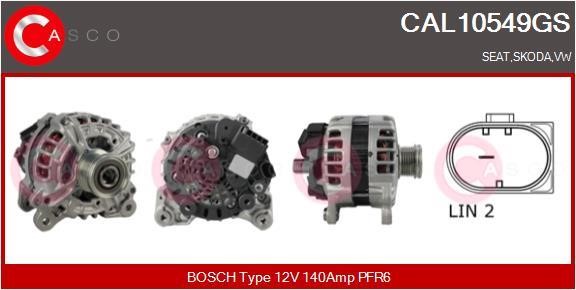 Casco CAL10549GS Alternator CAL10549GS: Buy near me in Poland at 2407.PL - Good price!