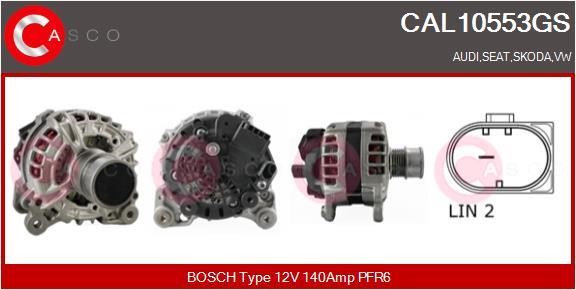 Casco CAL10553GS Alternator CAL10553GS: Buy near me in Poland at 2407.PL - Good price!