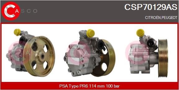 Casco CSP70129AS Hydraulic Pump, steering system CSP70129AS: Buy near me in Poland at 2407.PL - Good price!