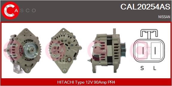 Casco CAL20254AS Alternator CAL20254AS: Buy near me in Poland at 2407.PL - Good price!