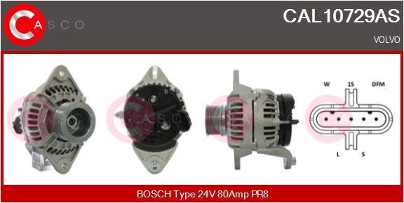 Casco CAL10729AS Alternator CAL10729AS: Buy near me in Poland at 2407.PL - Good price!