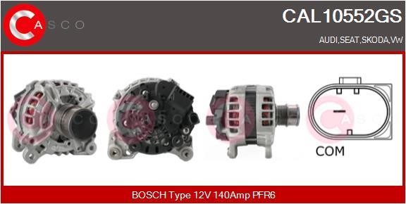Casco CAL10552GS Alternator CAL10552GS: Buy near me in Poland at 2407.PL - Good price!