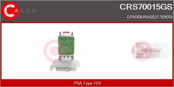 Casco CRS70015GS Сопротивление, вентилятор салона CRS70015GS: Отличная цена - Купить в Польше на 2407.PL!