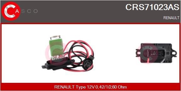 Casco CRS71023AS Резистор, компресор салону CRS71023AS: Приваблива ціна - Купити у Польщі на 2407.PL!