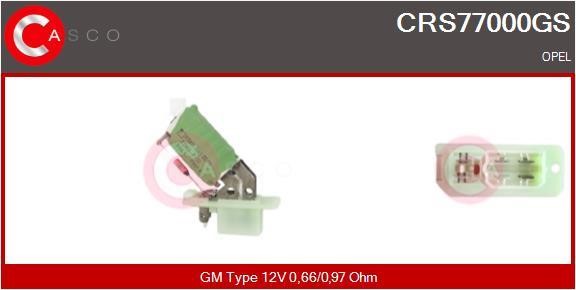Casco CRS77000GS Resistor, interior blower CRS77000GS: Buy near me at 2407.PL in Poland at an Affordable price!