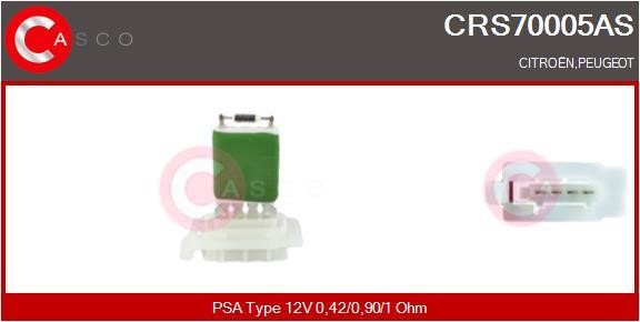Casco CRS70005AS Resistor, interior blower CRS70005AS: Buy near me in Poland at 2407.PL - Good price!